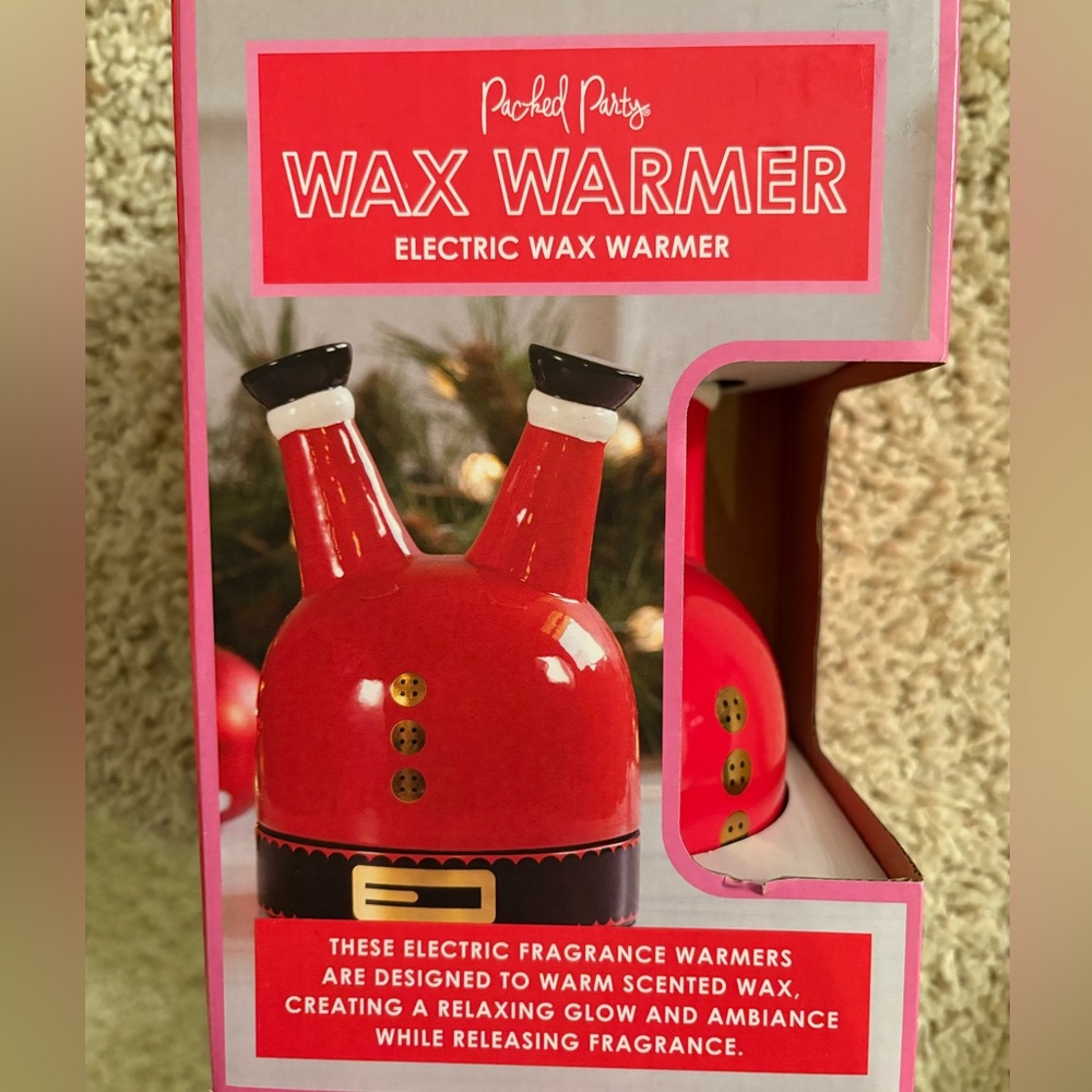 Santa going down the chimney wax warmer, NWT, smoke free home